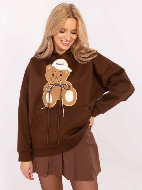 Bluza-DHJ-BL-A8695.65P-brązowy Bluza-DHJ-BL-A8695.65P-brązowy