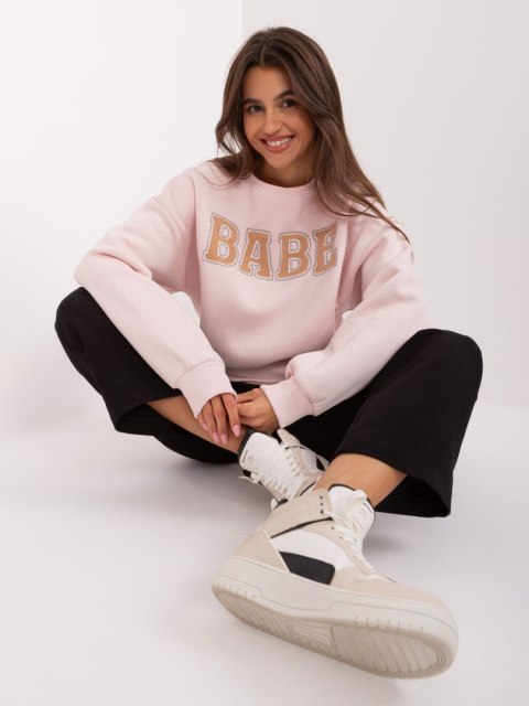 Bluza-EM-BL-617-11.32-jasny różowy Bluza-EM-BL-617-11.32-jasny różowy