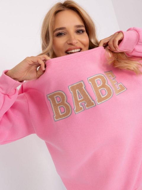 Bluza-EM-BL-617-11.32-różowy Bluza-EM-BL-617-11.32-różowy