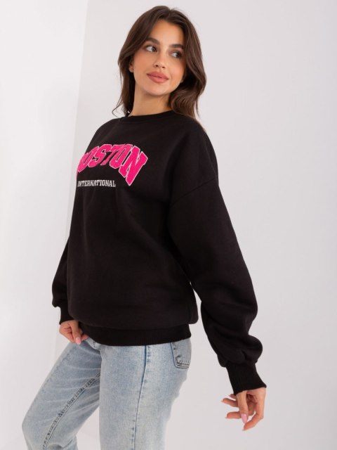 Bluza-EM-BL-617-8.10-czarno-różowy Bluza-EM-BL-617-8.10-czarno-różowy