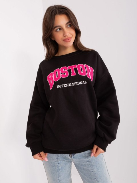 Bluza-EM-BL-617-8.10-czarno-różowy Bluza-EM-BL-617-8.10-czarno-różowy