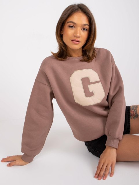 Bluza-EM-BL-617/G.11-brązowy Bluza-EM-BL-617/G.11-brązowy