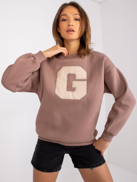 Bluza-EM-BL-617/G.11-brązowy Bluza-EM-BL-617/G.11-brązowy
