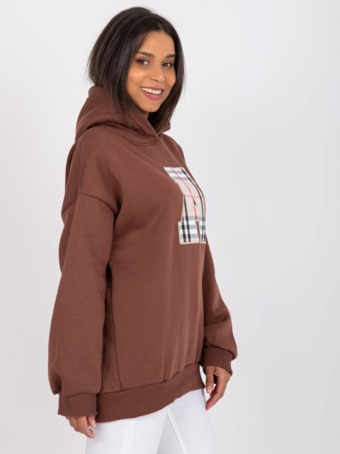 Bluza-EM-BL-656.57P-ciemny brązowy Bluza-EM-BL-656.57P-ciemny brązowy