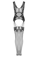 Bodystoking Julove Black Czarny LivCo Corsetti Fashion LivCo Corsetti Fashion