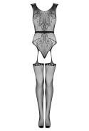 Bodystoking Nustola Black Czarny LivCo Corsetti Fashion LivCo Corsetti Fashion