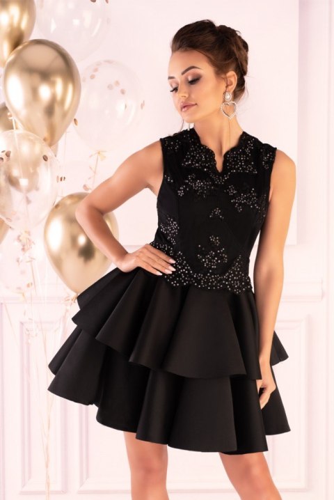 Sukienka Karieela Black 90543 Merribel Sukienka Karieela Black 90543 Merribel