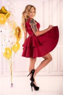 Sukienka Karieela Wine Red 90543 Merribel
