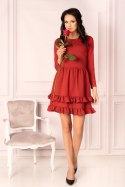 Sukienka Madelana Brick Red Merribel