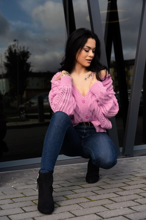 Sweter Boniqe Pink Merribel Sweter Boniqe Pink Merribel