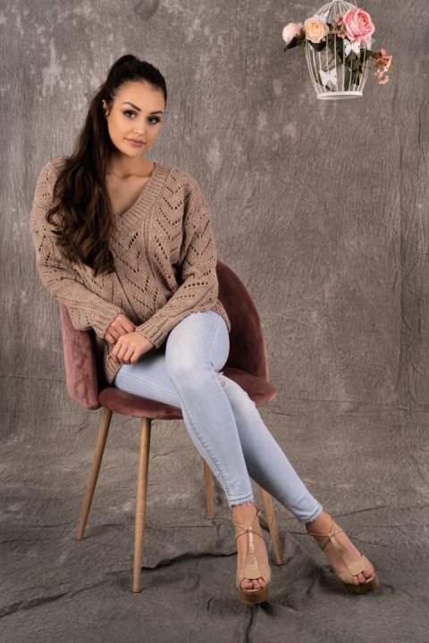 Sweter Manesa Mocca Merribel Sweter Manesa Mocca Merribel
