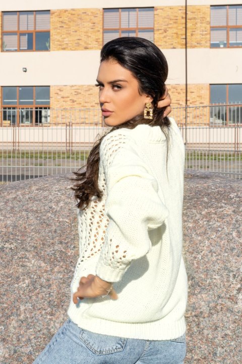 Sweter Nicaia Ecru Merribel Sweter Nicaia Ecru Merribel