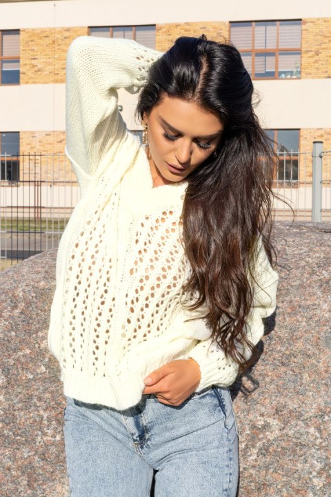 Sweter Nicaia Ecru Merribel Sweter Nicaia Ecru Merribel