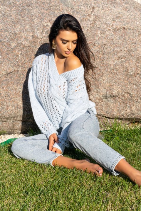 Sweter Nicaia Light Blue Merribel Sweter Nicaia Light Blue Merribel