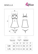 Zmysłowa Koszulka Damska Binella For The Senses Black Czarny Collection LivCo Corsetti Fashion LivCo Corsetti Fashion