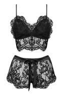 Zmysłowy komplet Wolpilm Black Czarny LivCo Corsetti Fashion LivCo Corsetti Fashion