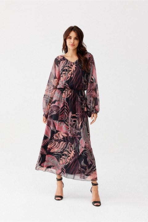 Sukienka Model Ariela SUK0493 70D Multicolor - Roco Fashion Sukienka Model Ariela SUK0493 70D Multicolor - Roco Fashion