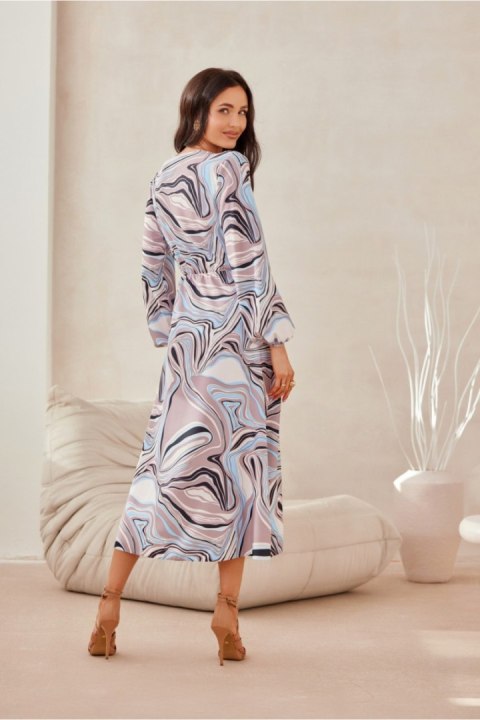Sukienka Model Camellia SUK0514-10F Multicolor - Roco Fashion Sukienka Model Camellia SUK0514-10F Multicolor - Roco Fashion