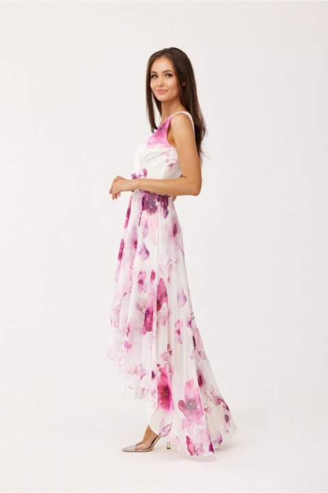 Sukienka Model SUK0401 33D Pink - Roco Fashion Sukienka Model SUK0401 33D Pink - Roco Fashion