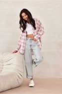 Koszula Damska Model Daisy BLU0202-A31 Pink - Roco Fashion