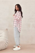 Koszula Damska Model Daisy BLU0202-A31 Pink - Roco Fashion