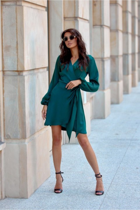 Sukienka Model Catlin ZIE SUK0476 Green - Roco Fashion Sukienka Model Catlin ZIE SUK0476 Green - Roco Fashion