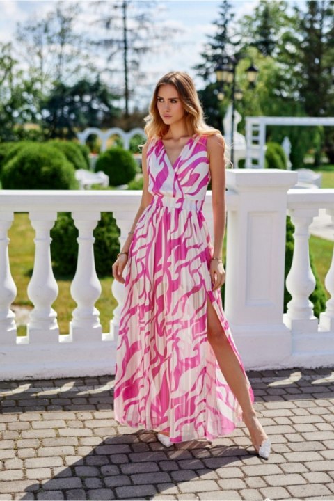 Sukienka Model Lorena SUK0479 60D Multicolor - Roco Fashion Sukienka Model Lorena SUK0479 60D Multicolor - Roco Fashion