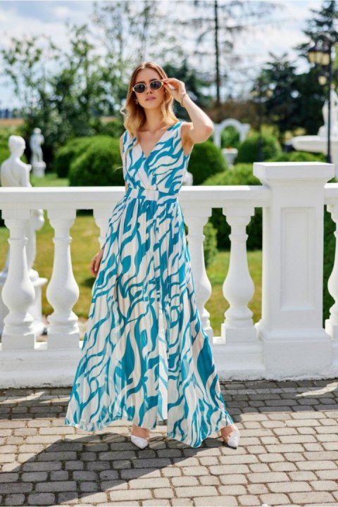 Sukienka Model Lorena SUK0479 63D Multicolor - Roco Fashion Sukienka Model Lorena SUK0479 63D Multicolor - Roco Fashion