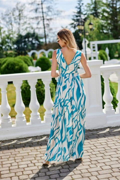 Sukienka Model Lorena SUK0479 63D Multicolor - Roco Fashion Sukienka Model Lorena SUK0479 63D Multicolor - Roco Fashion