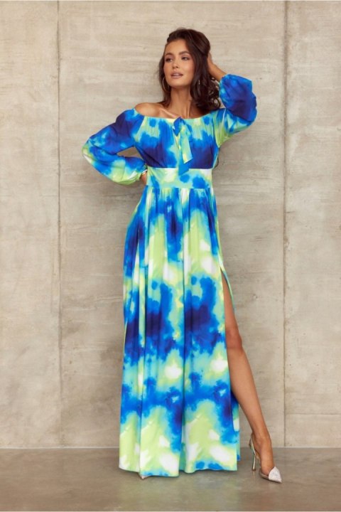 Sukienka Model SUK0362 L90 Multicolor - Roco Fashion Sukienka Model SUK0362 L90 Multicolor - Roco Fashion