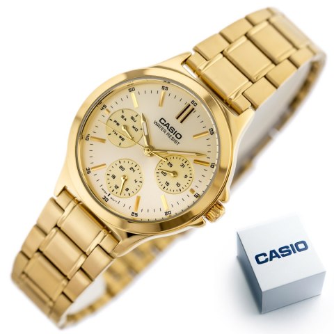 Casio ZEGAREK DAMSKI CASIO LTP-V300G 9A (zd566c) + BOX Casio ZEGAREK DAMSKI CASIO LTP-V300G 9A (zd566c) + BOX