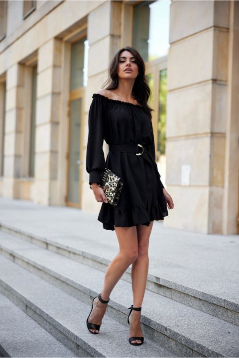 Sukienka Model Chiara CZA SUK0499 Black - Roco Fashion Sukienka Model Chiara CZA SUK0499 Black - Roco Fashion