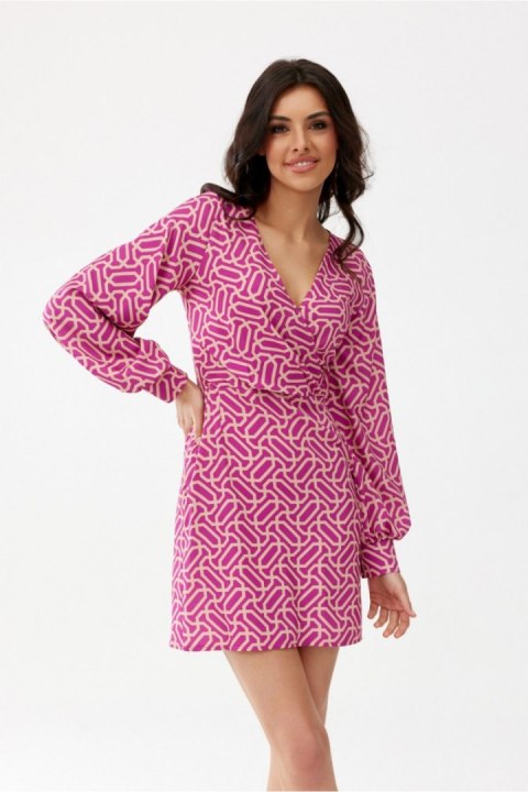 Sukienka Model Elle SUK0391 E73 Pink - Roco Fashion Sukienka Model Elle SUK0391 E73 Pink - Roco Fashion