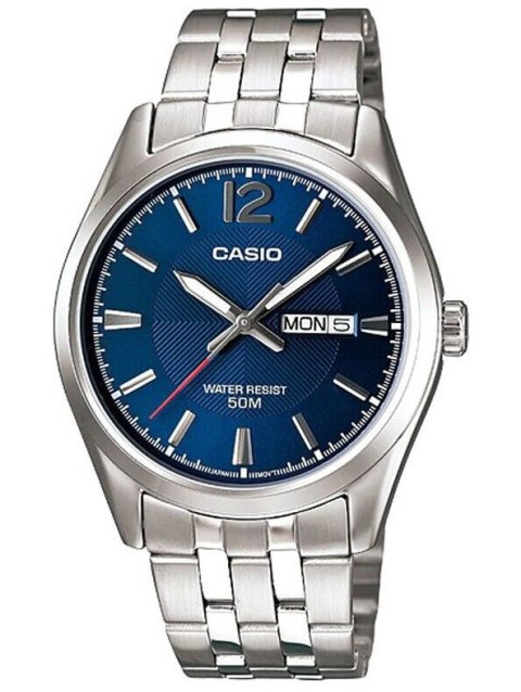 Casio ZEGAREK MĘSKI CASIO MTP-1335D 2AV (zd026e) + BOX Casio ZEGAREK MĘSKI CASIO MTP-1335D 2AV (zd026e) + BOX