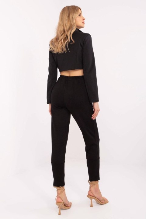 Spodnie Dresowe Model DHJ-SP-9283.83P Black - Italy Moda Spodnie Dresowe Model DHJ-SP-9283.83P Black - Italy Moda