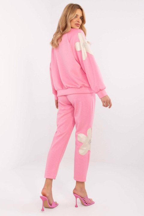 Spodnie Komplet Model MI-KMPL-M6122.60 Pink - Italy Moda Spodnie Komplet Model MI-KMPL-M6122.60 Pink - Italy Moda