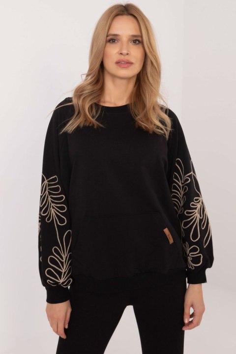 Bluza Damska Model RV-BL-9972.10X Black - Relevance Bluza Damska Model RV-BL-9972.10X Black - Relevance