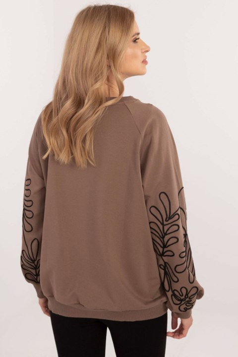 Bluza Damska Model RV-BL-9972.10X Brown - Relevance Bluza Damska Model RV-BL-9972.10X Brown - Relevance
