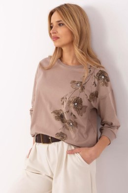 Bluzka Model RV-BZ-A407.29 Dark Beige - Relevance