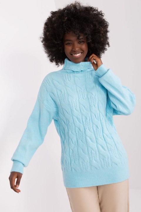 Golf Damski Model AT-SW-23401.97P Light Blue - AT Golf Damski Model AT-SW-23401.97P Light Blue - AT