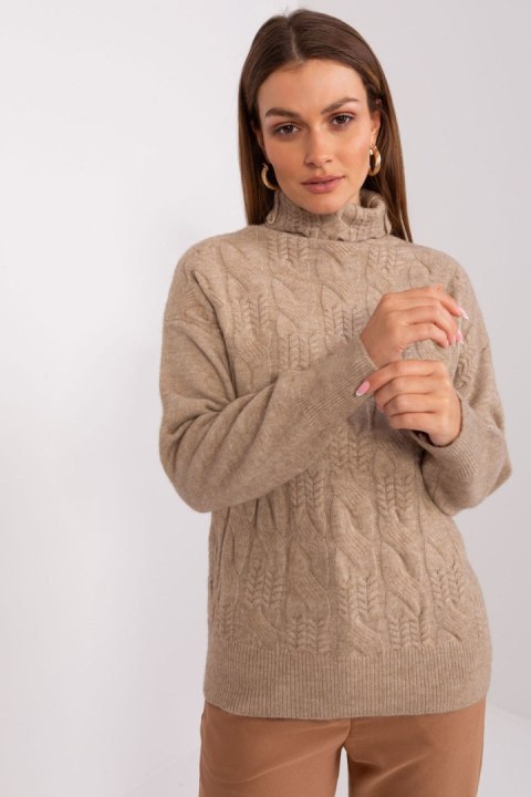 Golf Damski Model AT-SW-23401.97P Light Brown - AT Golf Damski Model AT-SW-23401.97P Light Brown - AT