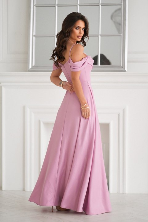 Sukienka Model 320-20 Dirty Pink - Bicotone Sukienka Model 320-20 Dirty Pink - Bicotone