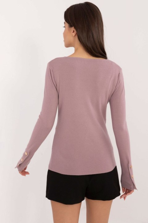 Sweter Damski Model AT-SW-2334.49 Violet - AT Sweter Damski Model AT-SW-2334.49 Violet - AT