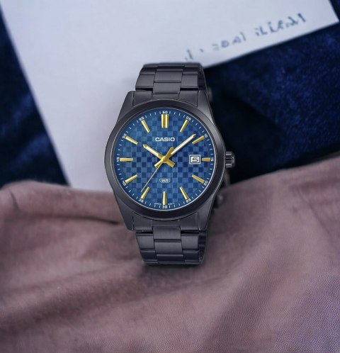 Casio ZEGAREK MĘSKI CASIO MTP-VD03B-2A + BOX Casio ZEGAREK MĘSKI CASIO MTP-VD03B-2A + BOX