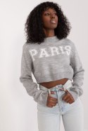 Sweter Damski Model BA-SW-1489.24 Light Grey - Badu