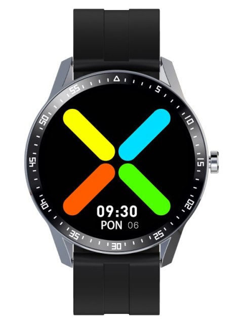 G. Rossi SMARTWATCH MĘSKI G. Rossi SW018-1 silver/black (sg012a) WŁASNE TARCZE G. Rossi SMARTWATCH MĘSKI G. Rossi SW018-1 silver/black (sg012a) WŁASNE TARCZE