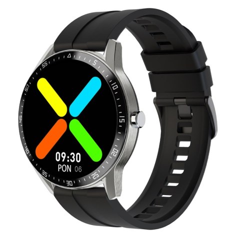 G. Rossi SMARTWATCH MĘSKI G. Rossi SW018-1 silver/black (sg012a) WŁASNE TARCZE G. Rossi SMARTWATCH MĘSKI G. Rossi SW018-1 silver/black (sg012a) WŁASNE TARCZE