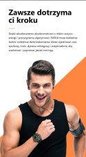 G. Rossi SMARTWATCH MĘSKI G. Rossi SW018-1 silver/black (sg012a) WŁASNE TARCZE
