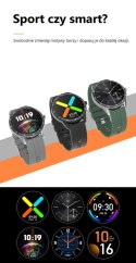 G. Rossi SMARTWATCH MĘSKI G. Rossi SW018-1 silver/black (sg012a) WŁASNE TARCZE
