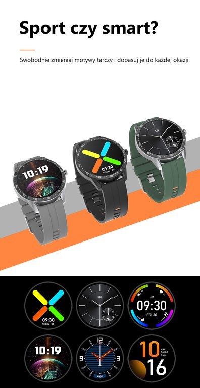 G. Rossi SMARTWATCH MĘSKI G. Rossi SW018-1 silver/black (sg012a) WŁASNE TARCZE G. Rossi SMARTWATCH MĘSKI G. Rossi SW018-1 silver/black (sg012a) WŁASNE TARCZE